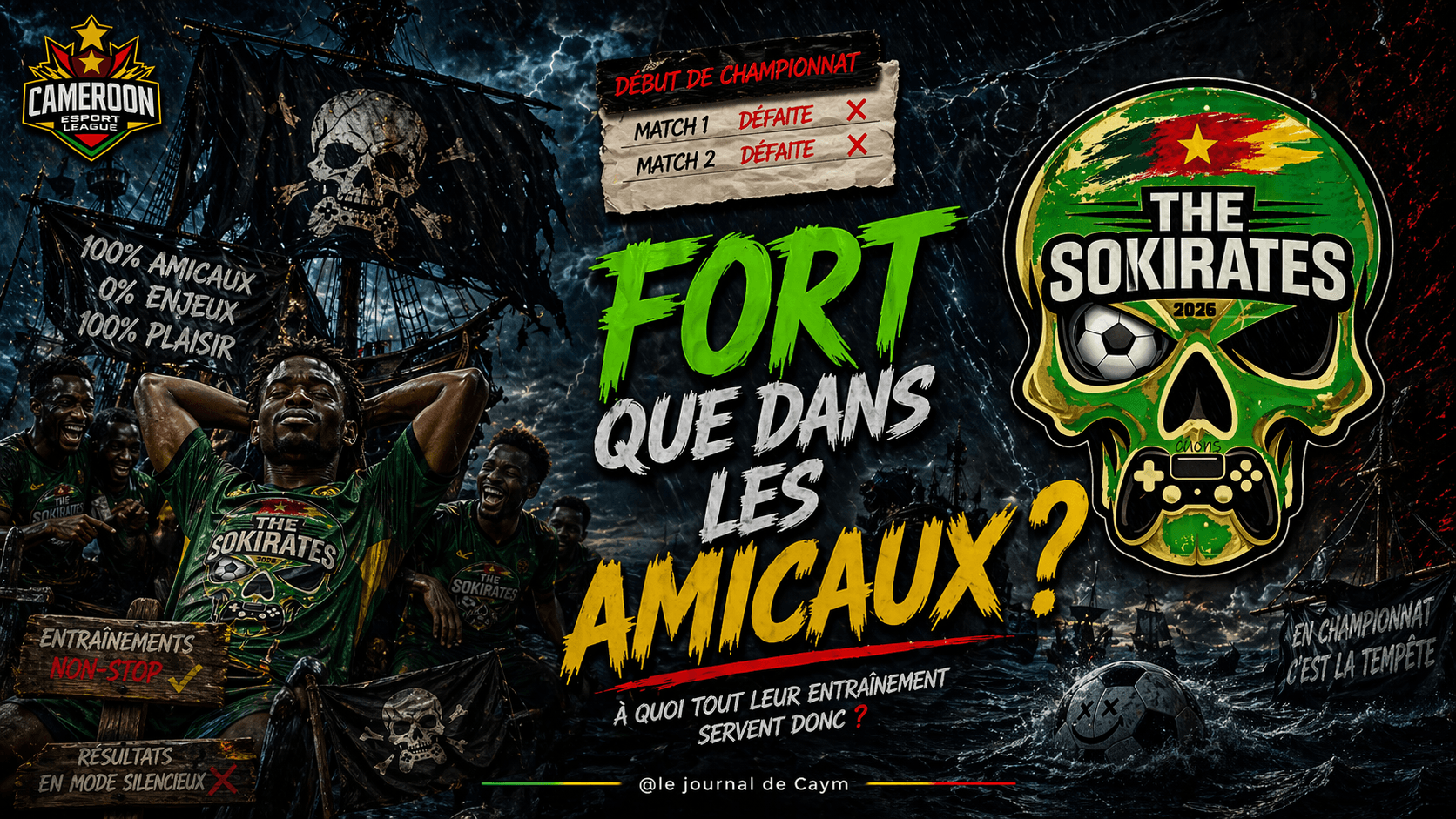 THE SOKIRATES — L’ACADÉMIE DU FOOTBALL SANS ENJEUX